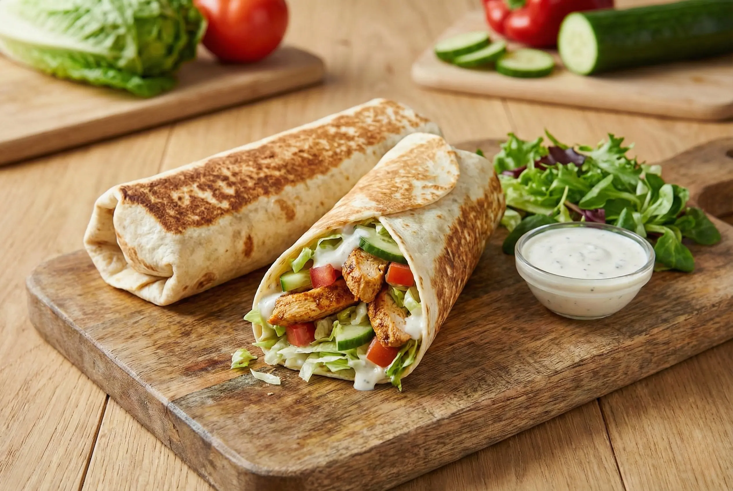 Tortilla wrap s kuracím mäsom